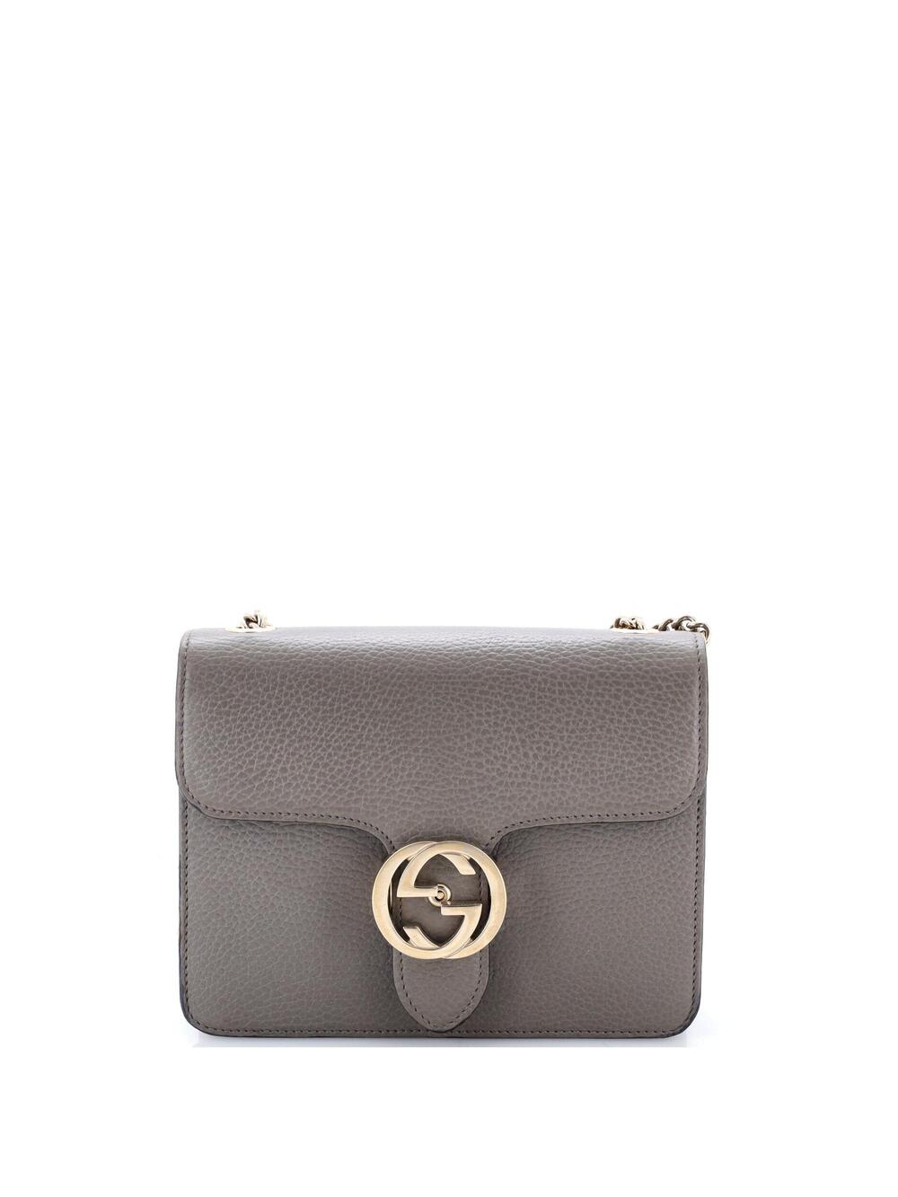 Gucci Interlocking Shoulder Bag Leather #311750G99B